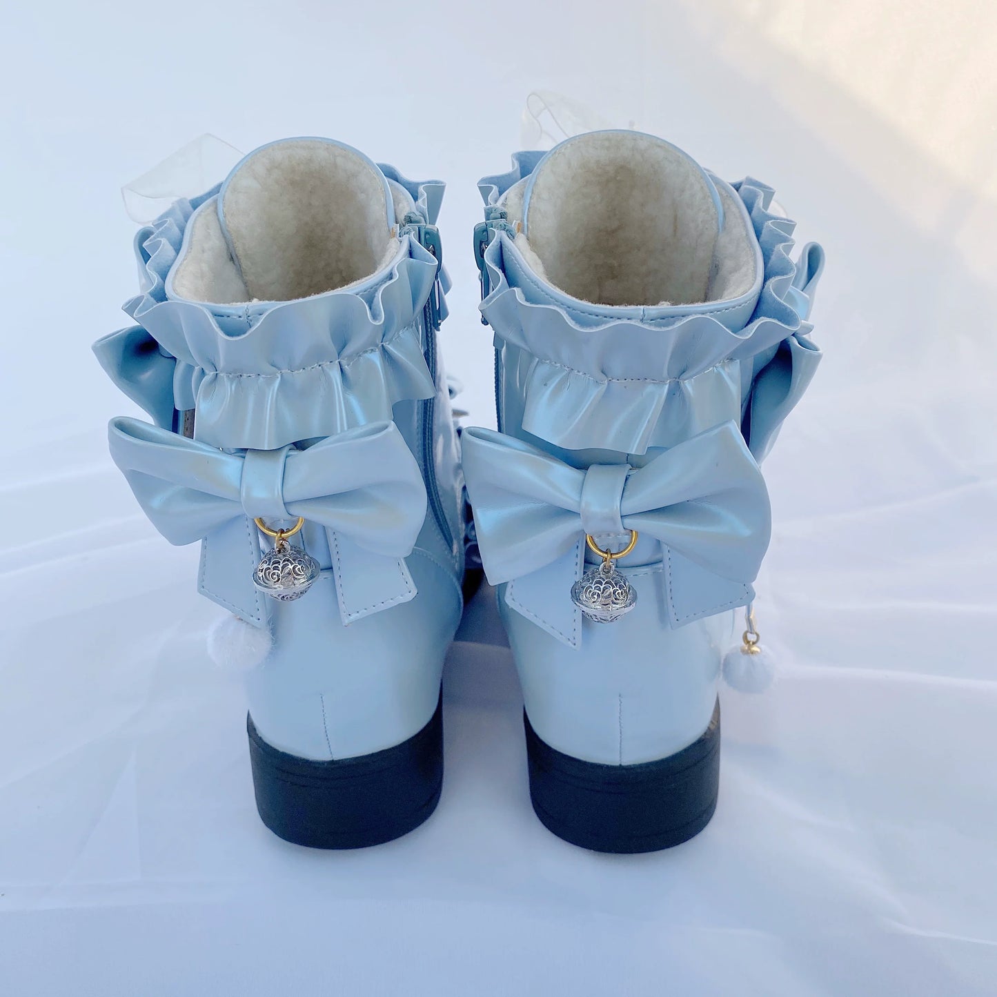 Fairy Godmother - Enthusiastic Ideation - Elegant Lolita Shoes Fleeced Short Martin Boots