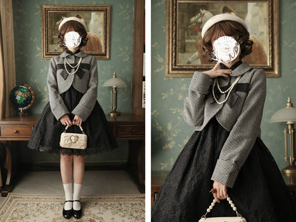 Vcastle - Winter Lolita Coat Short Wool Coat