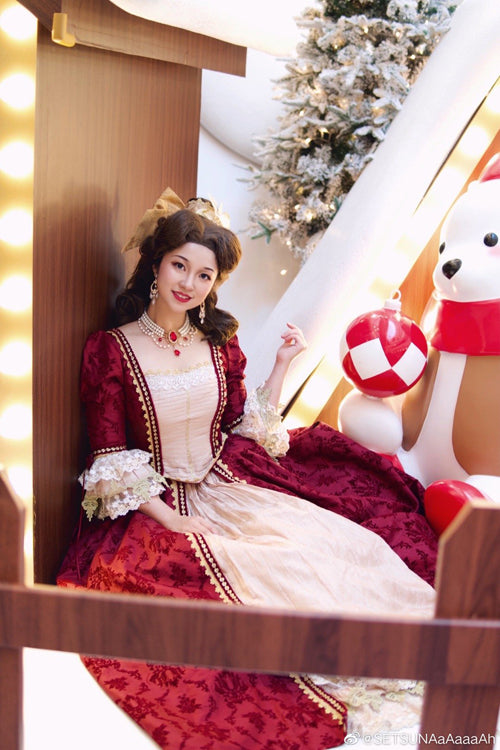 Rose of Sharon - Customized Lolita Pearl Necklace with Gemstone Pendants