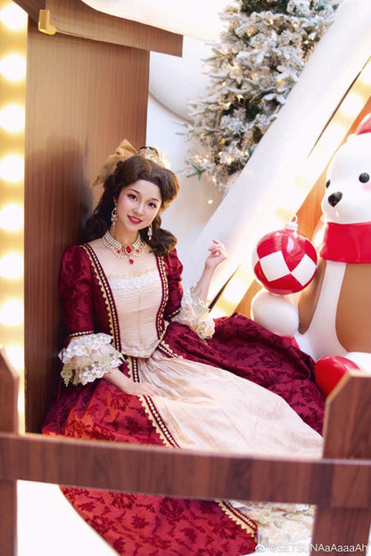 Rose of Sharon - Customized Lolita Pearl Necklace with Gemstone Pendants