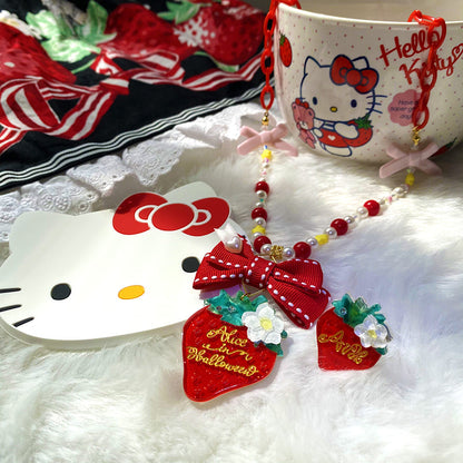 Halloween Alice - Lolita Strawberry Accessory Set