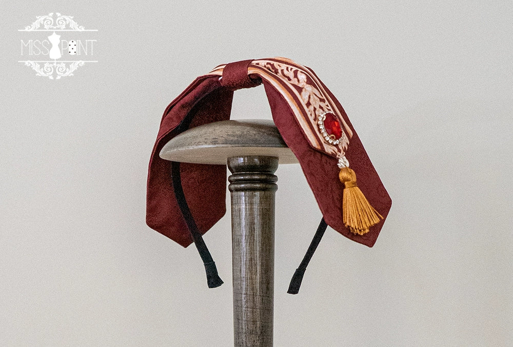 Miss Point - Kaleidoscope - Retro Lolita Headdress Bonnet Set and Necklace