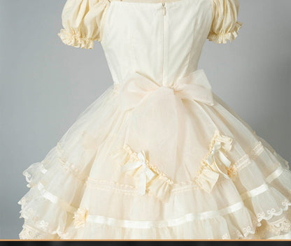 Puppets and Doll - Sweet Lolita OP Dress Multicolor