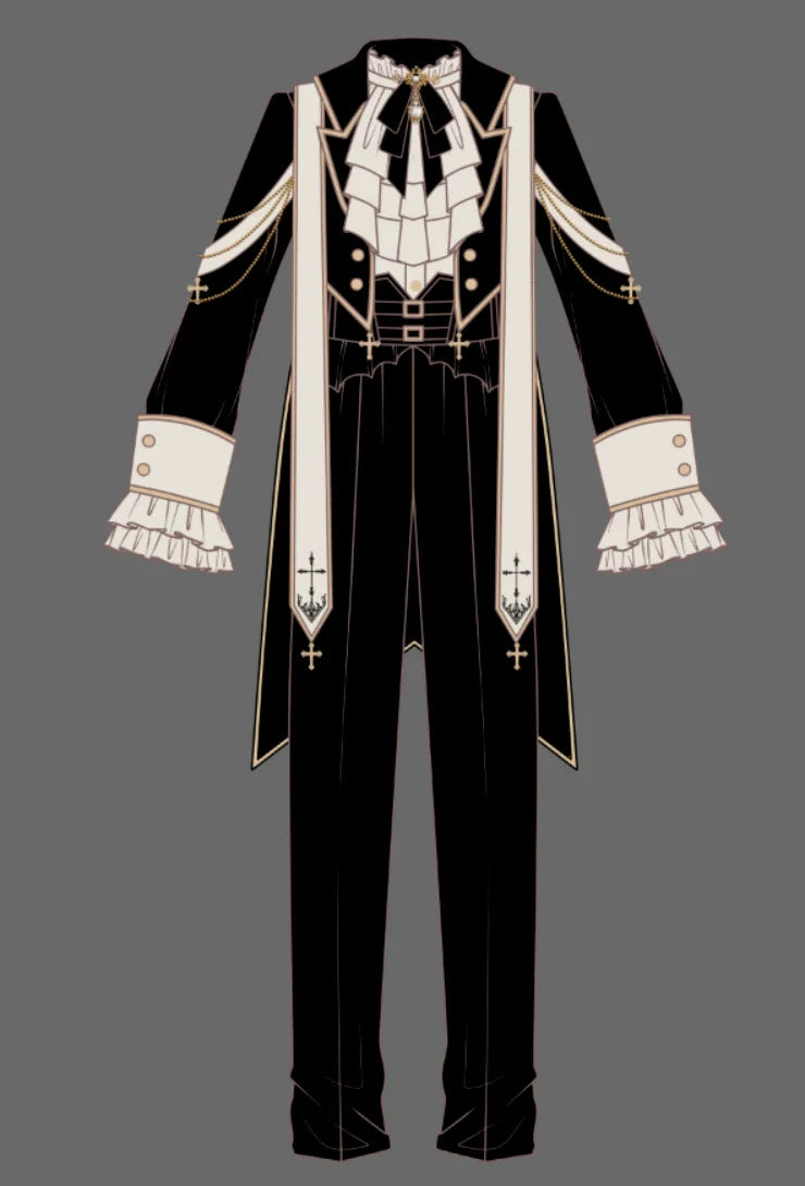 Designer's Gift - Ouji Lolita Shirt Suit Gothic Lolita Pants Set