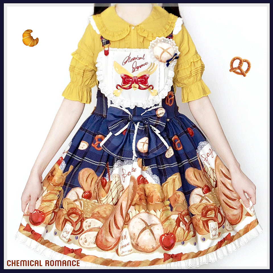 Chemical Romance - Bread New Out of the Oven - Elegant Lolita Salopette Dress