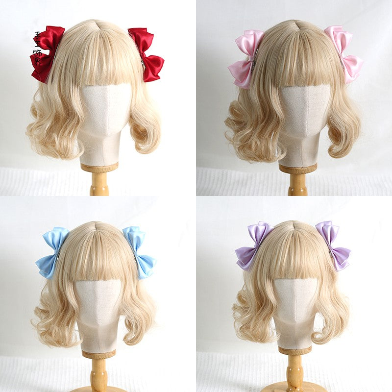 Xiaogui - Sweet Lolita Ponytail Lolita Bow Hair Clips