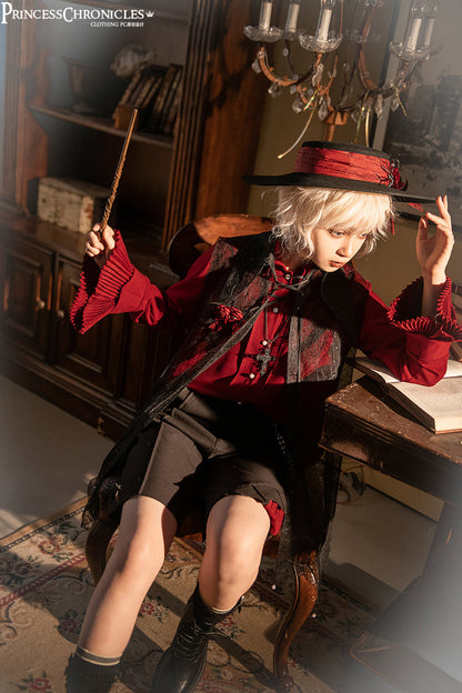 Princess Chronicles - Floating Phantom - Gothic Ouji Lolita Sheer Cape