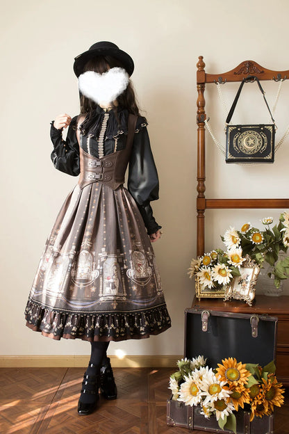 Miss Point - Demon Hunter's Diary - Gothic Lolita PU Leather Vest
