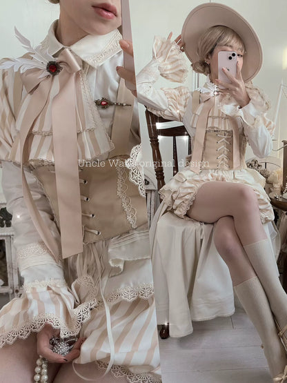 Uncle's Workshop - Ouji Lolita Shirt Set, Prince Style Bloomers