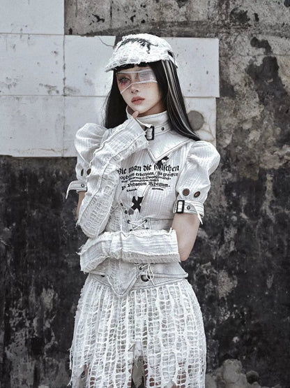 Knit punk arm cover【s0000005572】