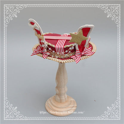 Fox Cherry - Lolita Rabbit Ears Top Hat Multiple colors