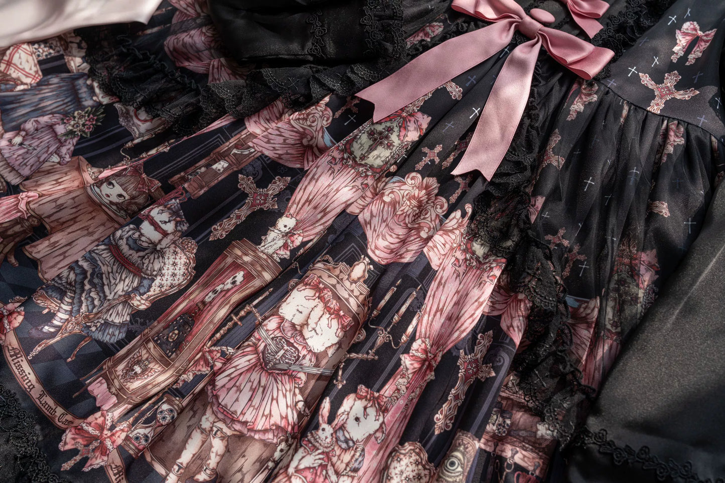 Uncle's Workshop - Missing Lamb Case - Gothic Lolita Dress Set with Sheep Prints