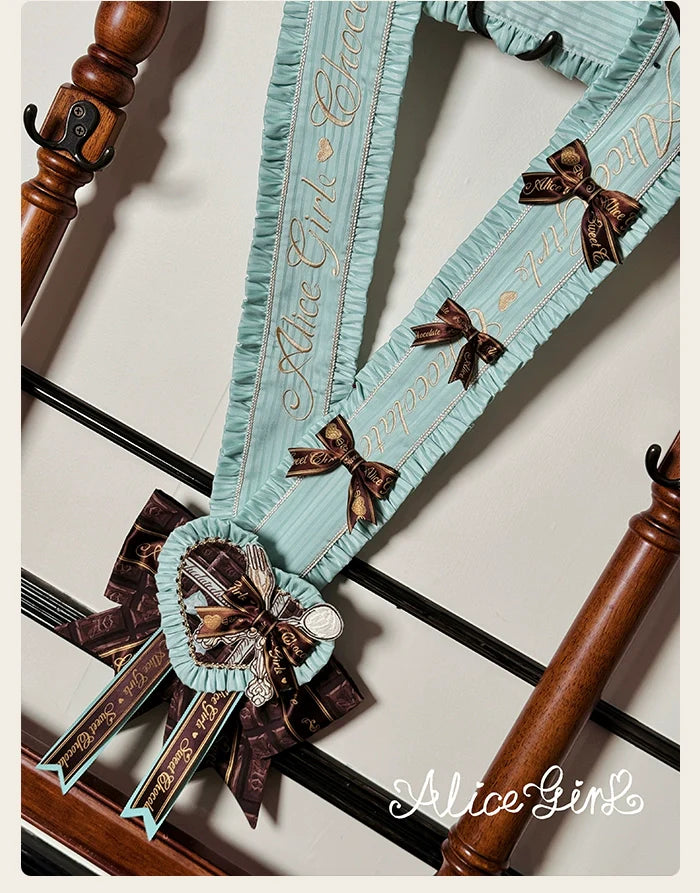 Alice Girl - Bear Chocolate Bar - Kawaii Lolita Headdress Set