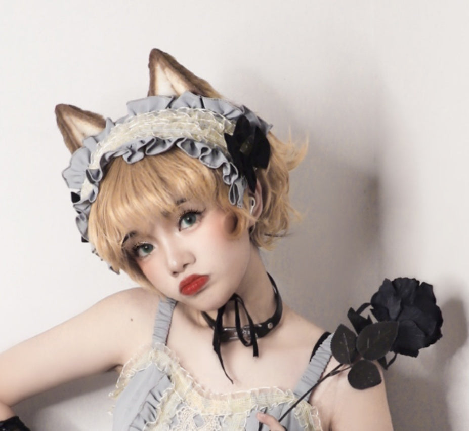 Eye Of White Crow - Sweet and Cool Lolita Headband KC