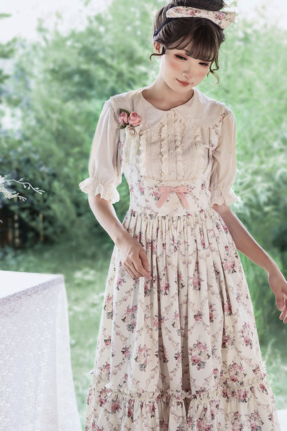 Miss Point - Happy Summer - Elegant Lolita Floral JSK Dress
