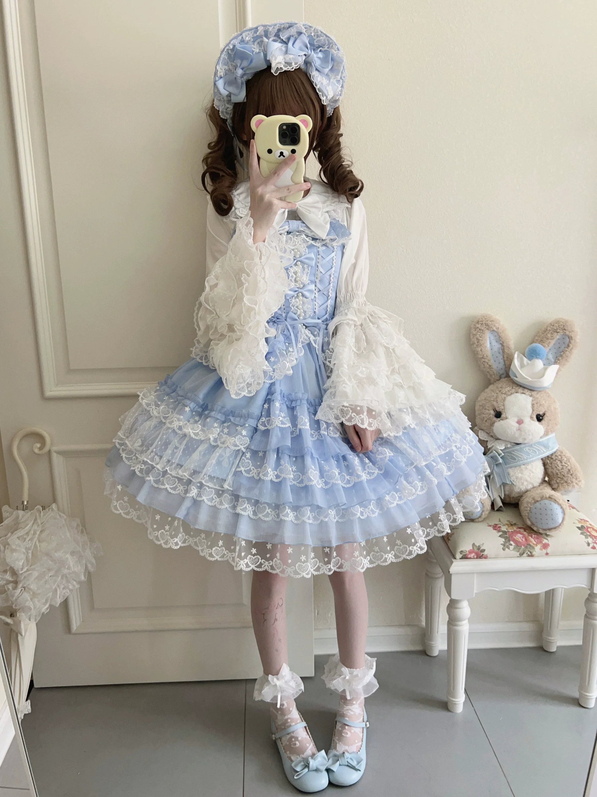 Sugar Girl - Love Overture - Sweet Lolita JSK, Tiered Ruffles Dress