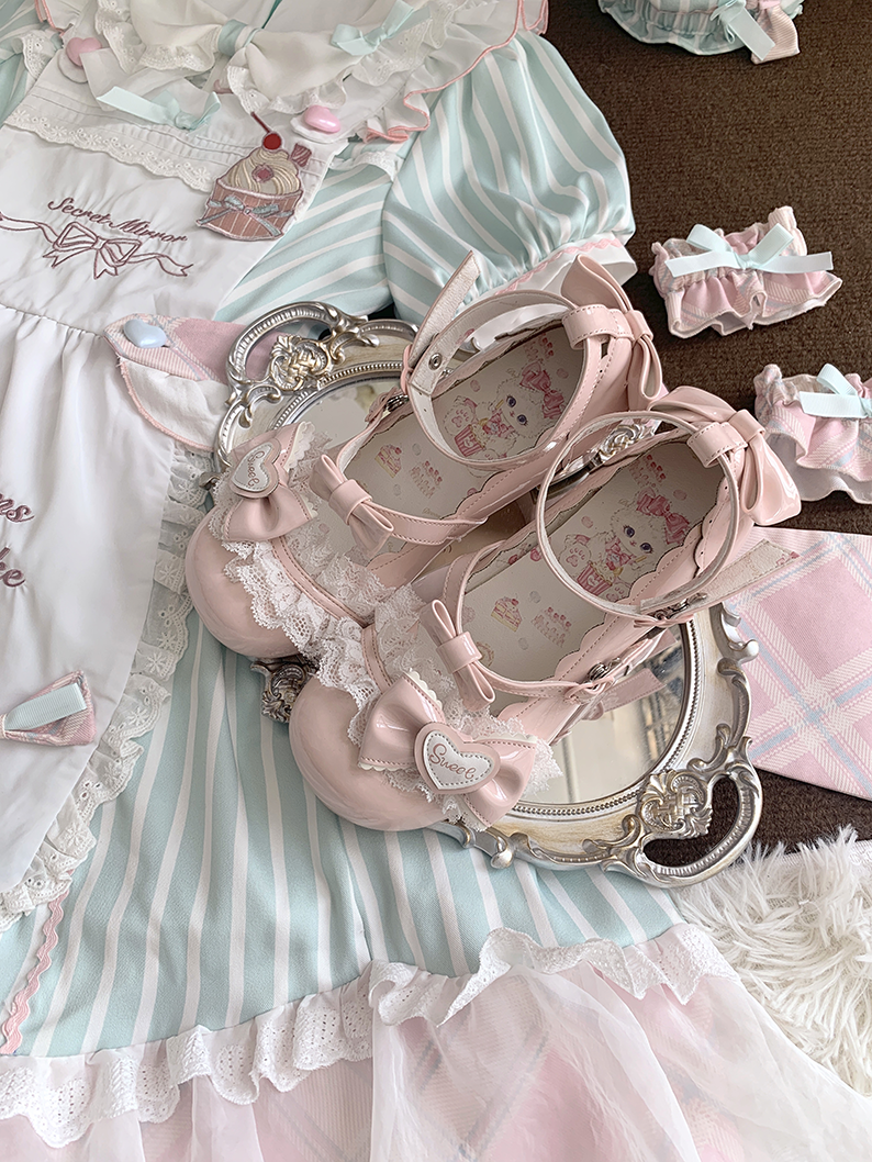 Aimee - Sakura - Sweet Lolita Heels Cute Mid-heel Mary Jane Shoes