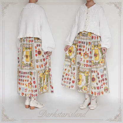 Dark Star Island - Sugar Frost - Sweet Lolita Cardigan Knit Embroidered Sweater