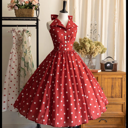 Forest Wardrobe - Afternoon Forest - Vintage Lolita Dress Halter Neck Open Back