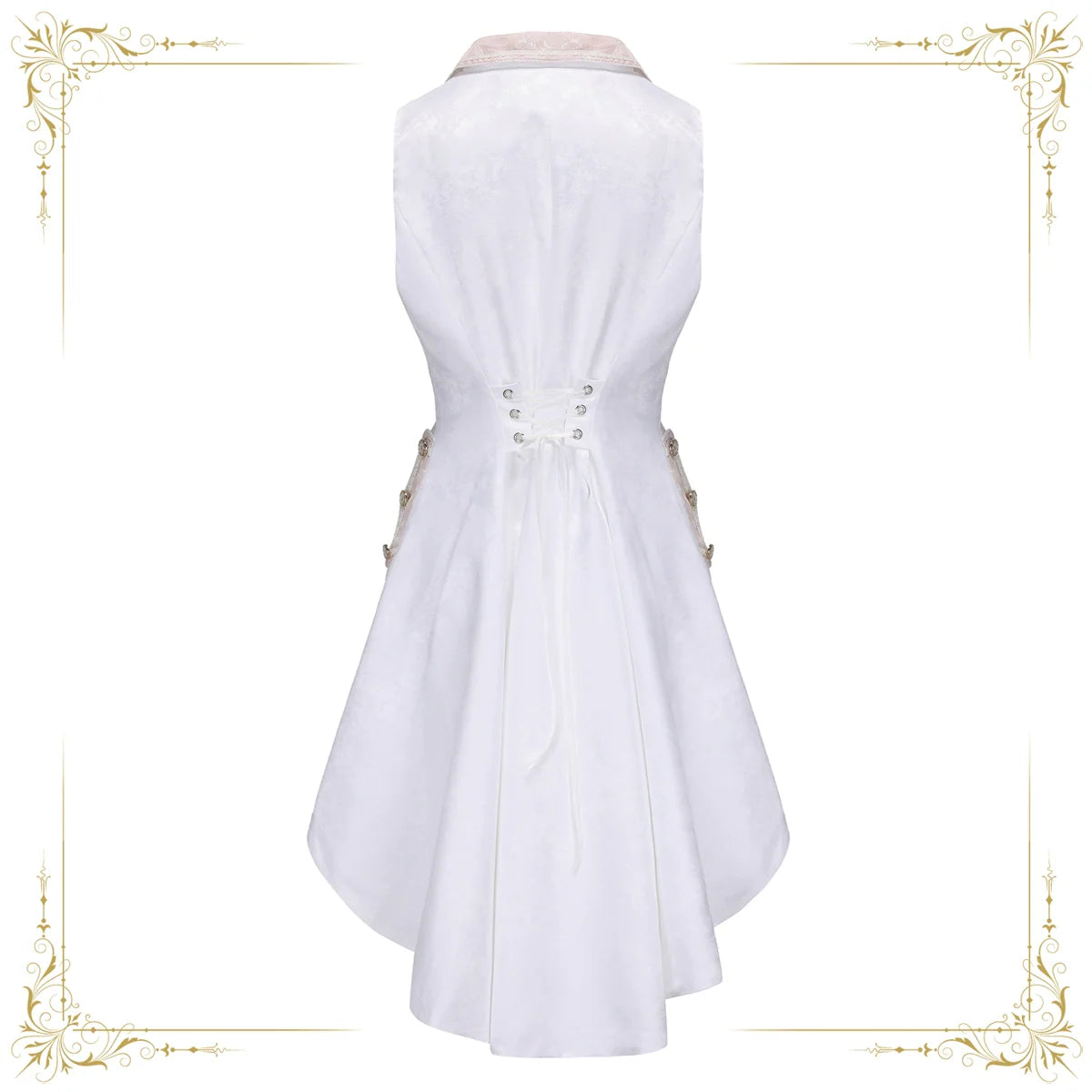 Immortal Thorn - Night of Swordsmanship - Ouji Lolita Long Coat Male Lolita Sleeveless Coat