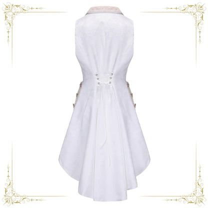 Immortal Thorn - Night of Swordsmanship - Ouji Lolita Long Coat Male Lolita Sleeveless Coat