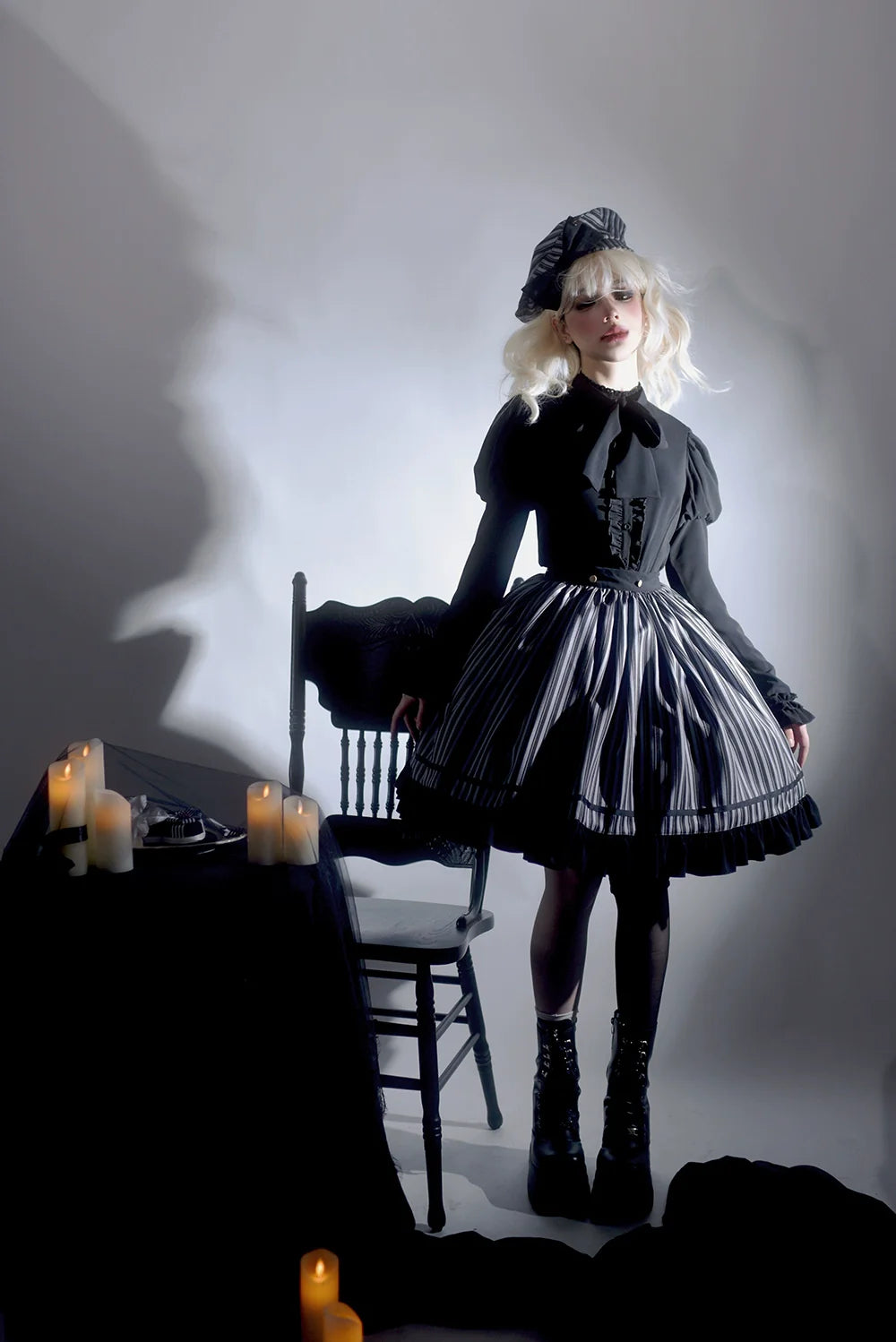 Miss Point - Classical Chocolate - Classic Lolita Blouse Customized Reteo Lolita Shirt