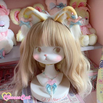Cheese Cat - Sweet Lolita Dog Ears Shaped KC Multicolor