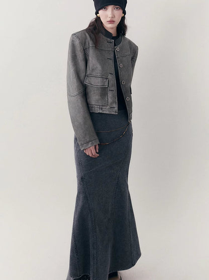 Retro jacket and A-line skirt【s0000007252】