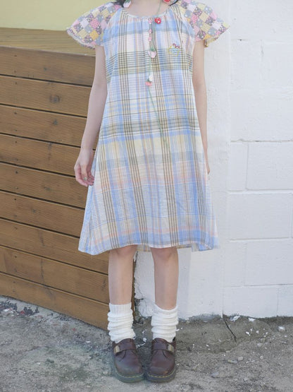 Plaid loose dress【s0000008733】