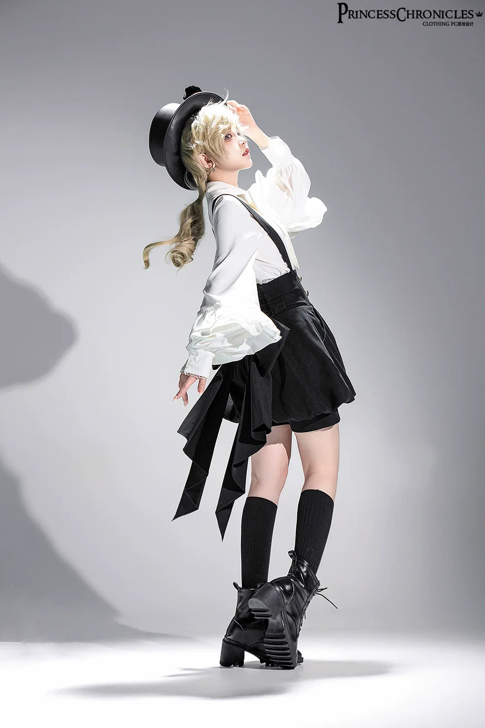 Princess Chronicles - Doll - Black Ouji Lolita Hat Retro Prince Bowler Hat