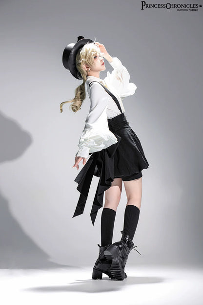 Princess Chronicles - Doll - Black Ouji Lolita Hat Retro Prince Bowler Hat