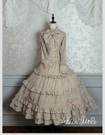 Alice Girl - Duke of Victoria - Classic Lolita SK & Overskirt Set