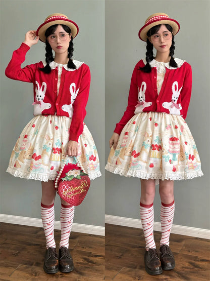 Dark Star Island - Honey Bunny Cake - Sweet Lolita JSK/OP/Strap SK/Shirt