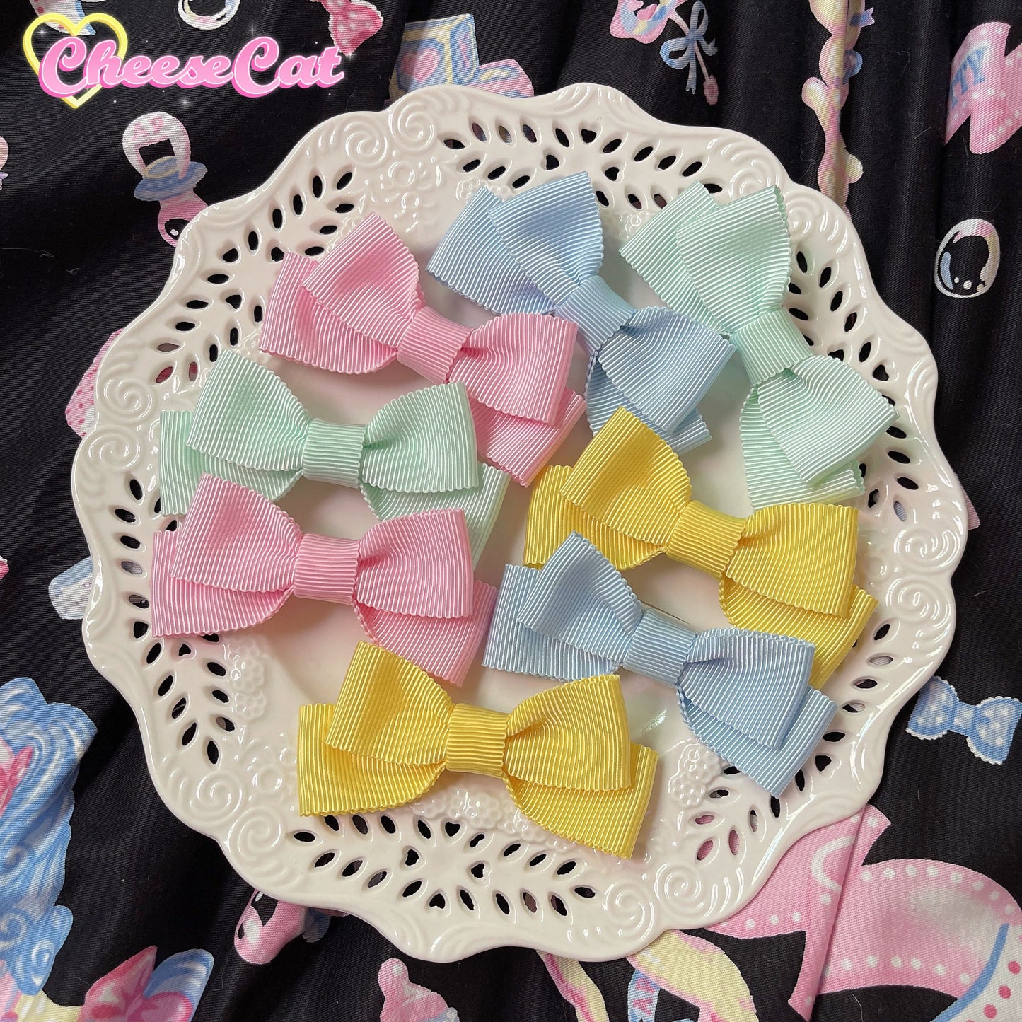 Cheese Cat - Fluffy Lop-Eared Bunny Sweet Lolita Hairband