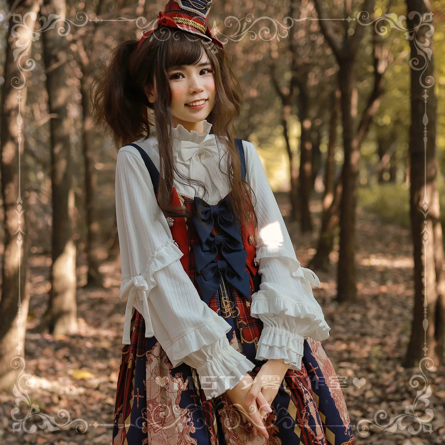 MIST - First Snow - Sweet Lolita Sweater Winter Puff Sleeve Knitting Innerwear