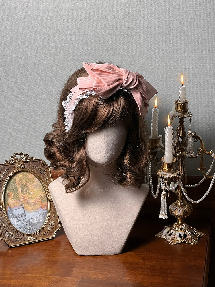 Alice Girl - Arrogant Miss - Sweet Lolita Headband Bow KC Head Accessory