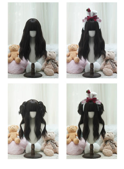 Imperial Tea - Sweet Lolita Long Wigs, Detachable Ponytail