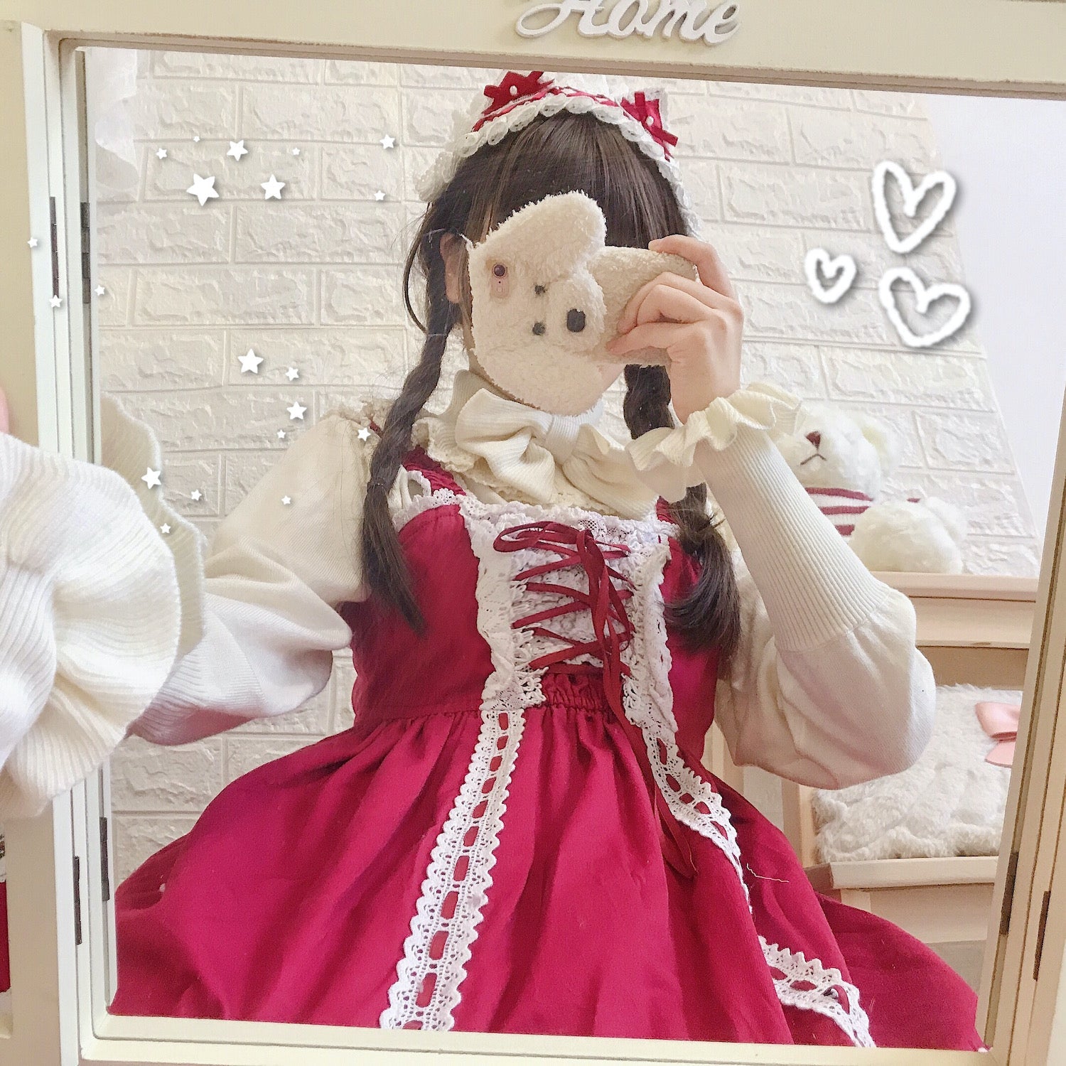 PPX STUDIO - Sweet Lolita Woolen Sweater Multicolors