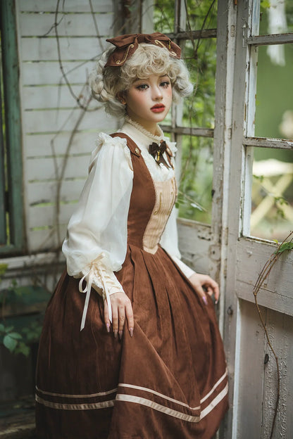 Miss Point - Customized Lolita Jumper Dress - Elegant College Lolita JSK