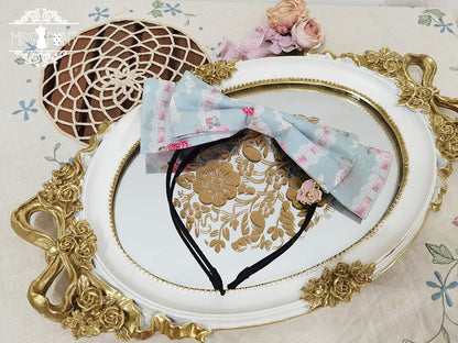 Miss Point - Lilyka Garden - Classic Lolita Headdress and Necklace Brooch Bow Trailing