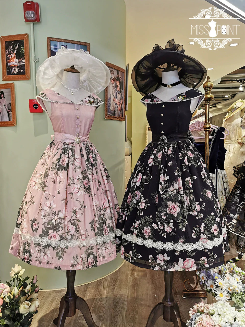 Miss Point - French Rose - Elegant Lolita JSK Dress