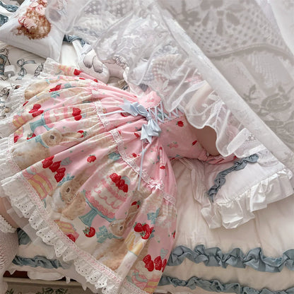 Dark Star Island - Honey Bunny Cake - Sweet Lolita JSK/OP/Strap SK/Shirt