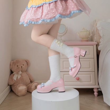 Dolly Doll - Lovers' Gift - Round Toe Middle Heel Mary Jane Lolita Shoes