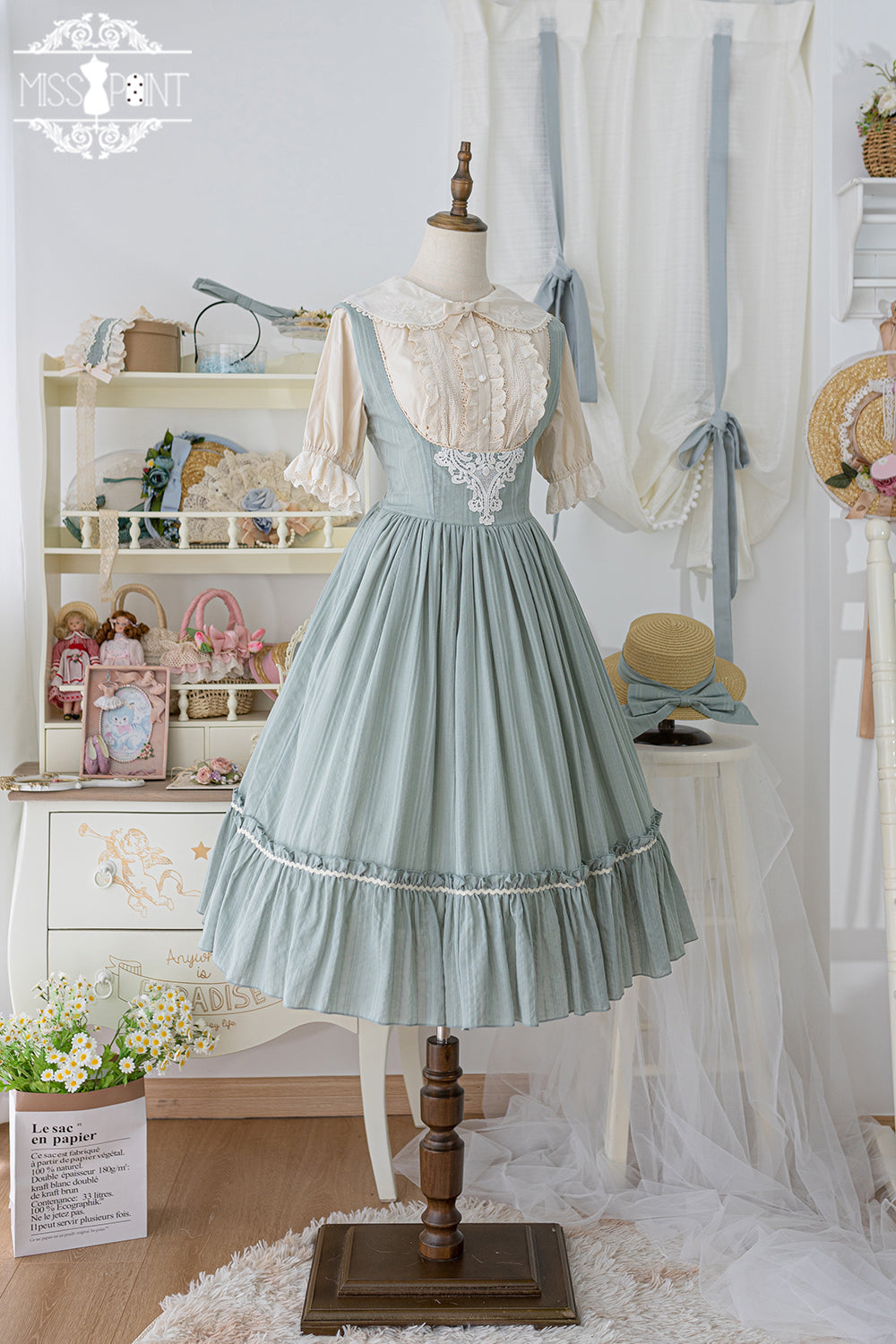 Miss Point - Happy Summer - Elegant Lolita Floral JSK Dress