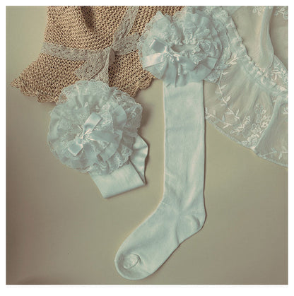WAGUIR - Lolita Bow Cotton Socks Lace Socks