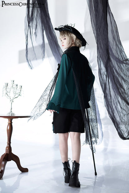 Princess Chronicles - Floating Phantom - Gothic Ouji Lolita Sheer Cape
