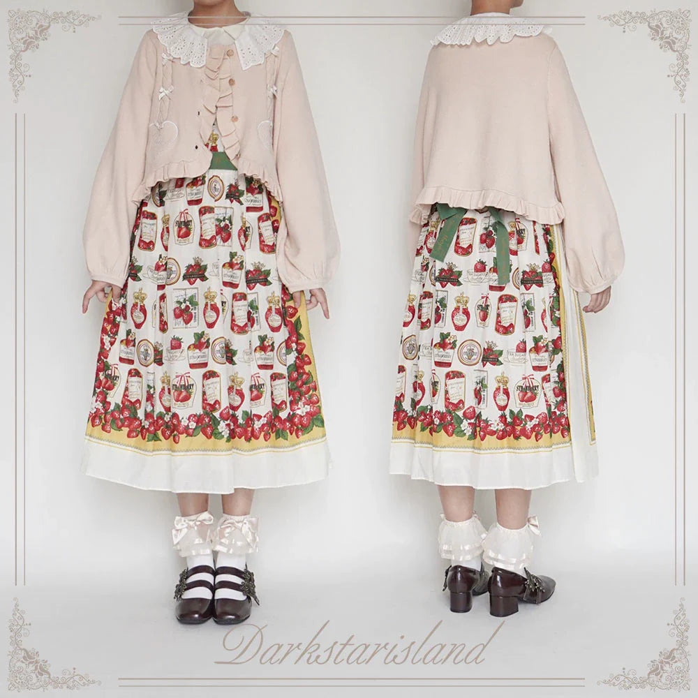 Dark Star Island - Sugar Frost - Sweet Lolita Cardigan Knit Embroidered Sweater