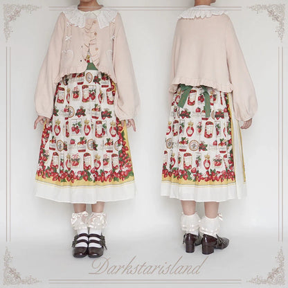 Dark Star Island - Sugar Frost - Sweet Lolita Cardigan Knit Embroidered Sweater