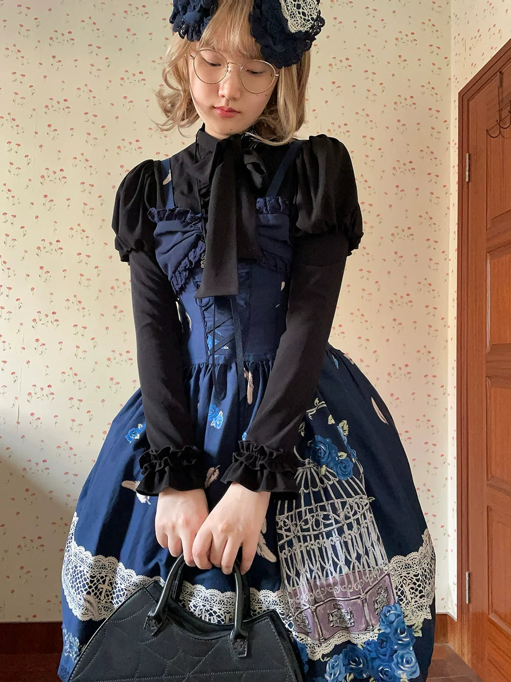 Miss Point - Classical Chocolate - Classic Lolita Blouse Customized Reteo Lolita Shirt