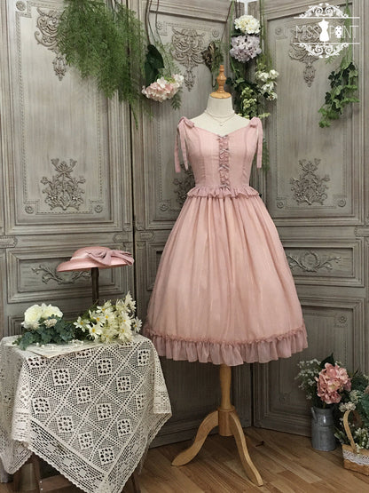 Miss point - Rhine Riverside - French Vintage Chiffon Lolita JSK